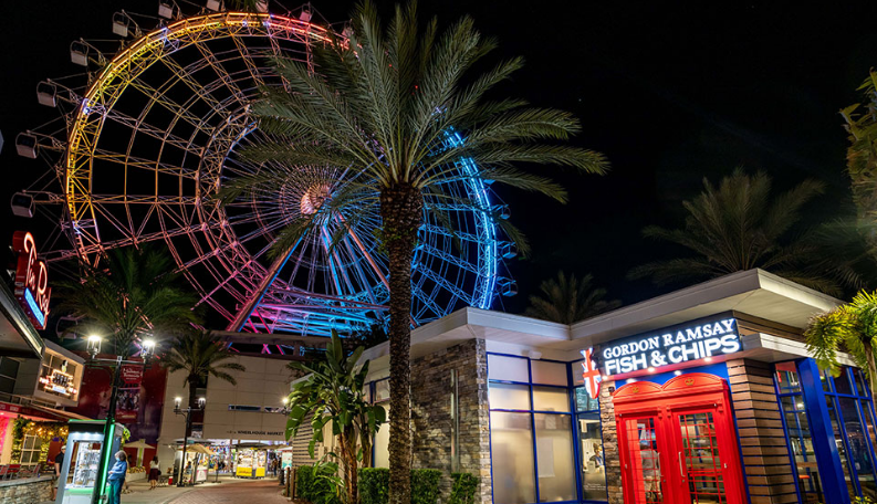 RESTAURANTES Y ENTRETENIMIENTO EN INTERNATIONAL DRIVE Y DISTRITO DE CONVENCIONES DE ORLANDO